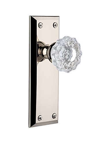 【中古】【未使用・未開封品】Grandeur Fifth Avenueプレートwith Versaillesノブ、Passage???2.375インチ、ポリッシュニッケル(4.0)