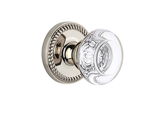 【中古】【未使用・未開封品】GrandeurニューポートRosette withボルドーノブ、プライバシー???2.375インチ、ポリッシュニッケル(4.0)