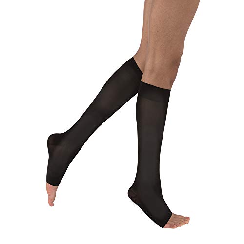 š̤ۡѡ̤ʡJobst 115387 Opaque Open Toe Knee Highs 20-30 mmHg - Siz...