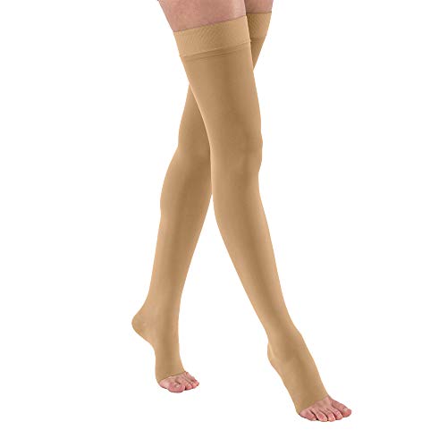 š̤ۡѡ̤ʡJobst 115472 Opaque Open Toe Thigh High 20-30 mmHg Firm ...
