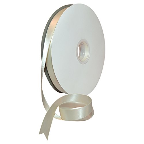 【中古】【未使用・未開封品】Morex Ribbon Double Face Satin Ribbon, 5/8 by 100 yd., Antique White by Morex Ribbon