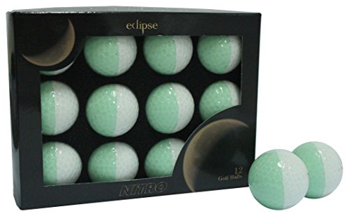 【中古】【未使用・未開封品】(White/Mint) - Nitro Eclipse Golf Balls