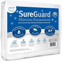 【中古】【未使用・未開封品】SureGuard マットレスカバー?完全防水 南京虫防止 低刺激性?高級ファスナー付き 6面型カバー? Full XL ホワイト COMINHKG069442