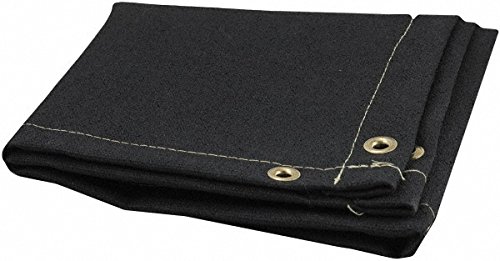 Steiner Industries 376-6X10 Welding Blanket, 6' Width, 10' Height, Black by STEINER INDUSTRIES