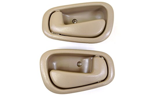 樂天商城 - 【中古】【未使用・未開封品】PT Auto Warehouse TO-2543E-DP - 内部内部内部ドアハンドル ベージュ/タン - 手動ロック 左右ペア