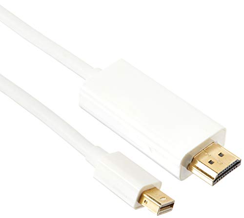【中古】【未使用・未開封品】QVS 10フィート Mini-DisplayPort/Thunderbolt - HDM...