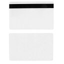 【中古】【未使用・未開封品】100 CR80 30Mil Blank White PVC Plastic Credit/Gift/Photo ID Badge ...