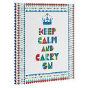 【中古】【未使用・未開封品】Deny Designs Andi Bird Keep Calm and Carry on アートキャンバス 24