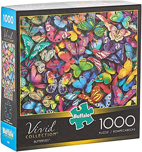 š̤ۡѡ̤ʡ[Хåե]Buffalo Games Vivid Collection: Butterflies Jigsaw Bigjigs Puzzle 11704 [¹͢]