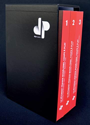【中古】【未使用・未開封品】Le Vetement Feminin Modelisme, Coupe a Plat, Construction des Bases, Coffret Tomes 1-2-3