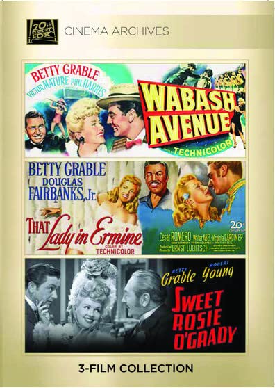 【中古】【未使用・未開封品】Wabash Avenue 1950; That Lady In Ermine 1948; Sweet Rosie O'Grady 1943
