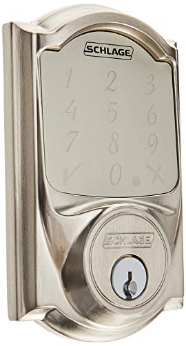 Schlage Senseタッチスクリーンデッドボルトwith Bluetoothテクノロジー BE479 V CAM 619 1