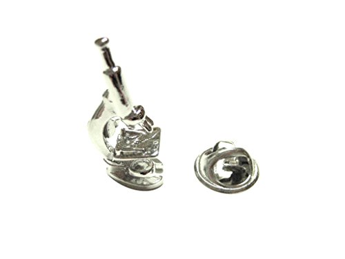 【中古】【未使用・未開封品】Silver Toned Scientific顕微鏡ラペルピン