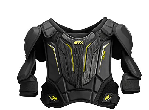 š̤ۡѡ̤ʡ(X-Large, Black/Yellow) - STX Stallion 500 Senior Ice Hockey Shoulder Pad