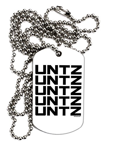 【中古】【未使用・未開封品】TooLoud Untz Untz Untz Untz Untz EDMデザイン大人用犬タグチェーンネックレス