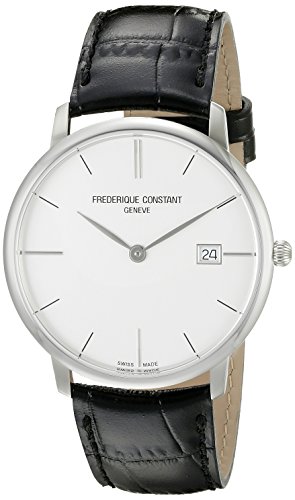 【中古】【未使用・未開封品】Frederique Constant メンズ FC220S5S6 スリムライン アナログディスプレイ スイスクォーツ ブラック 腕時計