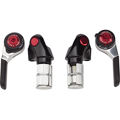 樂天商城 - 【中古】【未使用・未開封品】MicroShift Bar End Levers 2/3 x 10 speed Time Trial Bike TT Bike use by microSHIFT