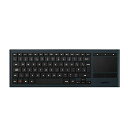 【中古】【未使用・未開封品】Logitech Illuminated Living-Room K830 - Keyboard - Bluetooth, 2.4 ...