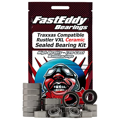 Traxxas Rustler VXLセラミックゴム密閉ボールベアリングキットfor RC Cars