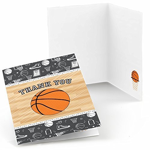 【中古】【未使用・未開封品】Nothin ' But Net???バスケットボール???ベビーシャワーまたは誕生日PARTY Thank Youカード( 8?Count )
