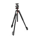 【中古】【未使用・未開封品】Manfrotto 190XPRO アルミニウム 3セクション三脚キット ボールヘッド付き (MK190XPRO3-BHQ2) ブラック