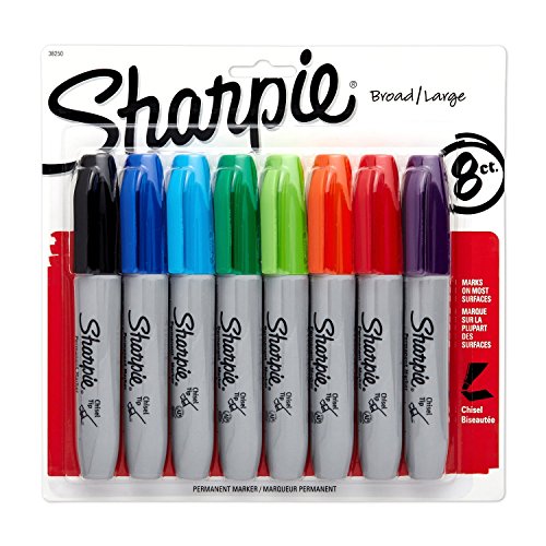 2?x Sharpie Chisel Assorted 8パック
