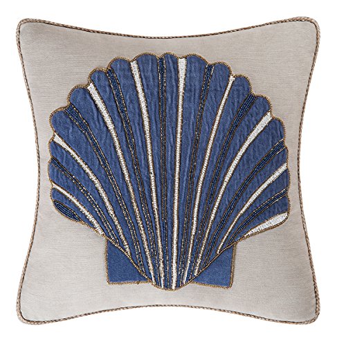 【中古】【未使用・未開封品】C&F Home 18インチ ビーズ刺繍枕 スカラップシェル 【中古】【未使用・未開封品】C&F Home 18インチ ビーズ刺繍枕 スカラップシェル