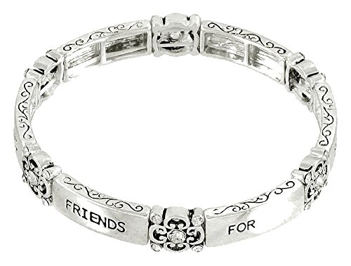 【中古】【未使用・未開封品】Sisters Friends Foreverブレスレットシルバーバングルブレスレット