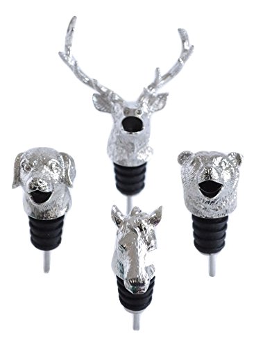 Bear Animal Wine Pourer Aerator, Also Available: Deer, Dog and Horse by DM