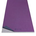 yÁzygpEJizGaiam No-Slip Yoga Towel, Grape/Navy