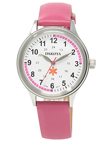 【中古】【未使用・未開封品】(ダコタ) Dakota レザー カジュアル レディース腕時計 ピンク