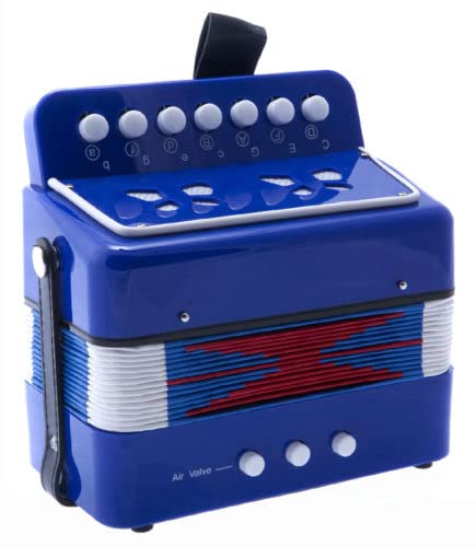 楽天AJIMURA-SHOP【中古】【未使用・未開封品】[スカイ]Sky Accordion Blue Color 7 Button 2 Bass Kid Music Instrument High Quality Easy to Play MUS268235 [並行輸入品]