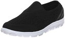 【中古】【未使用・未開封品】Propet Women's TravelActiv Slip On, Black, 7 2E US