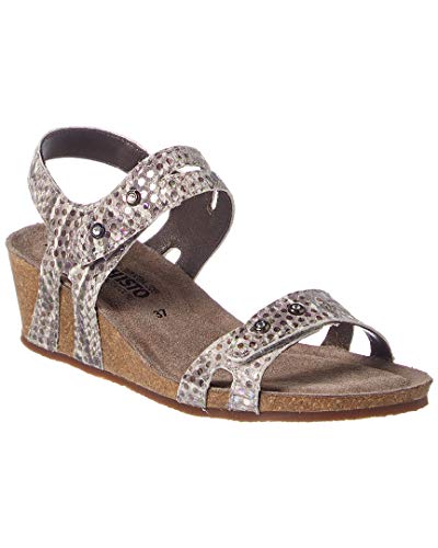 š̤ۡѡ̤ʡMephisto Womens Minoa Wedge Sandal Light Grey Mimosa Siz...