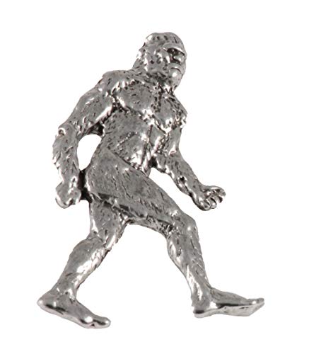 【中古】【未使用・未開封品】クリエイティブピューターDesigns、ピューターBig Foot /ビッグフットラペルピンブローチ、アンティーク調仕上げ、a174