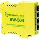 【中古】【未使用・未開封品】Brainboxes SW-504-X20M 20PK インダストリアル イーサネット 4ポート スイッチ INCL マニュアル 製品ガイド