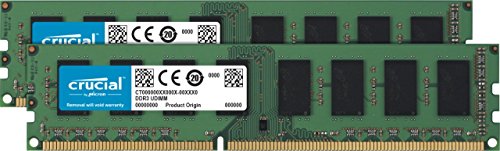 Crucial  DDR3L デスク用メモリー 16GB x2 ( 1600MT/s / PC3L-12800 / CL11 / 240pin / 1.35V/1.5V / Unbuffered UDIMM ) CT2K204864B