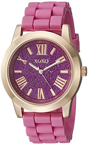 【中古】【未使用・未開封品】XOXO レディース腕時計 XO8086 ローズゴールド調とピンク