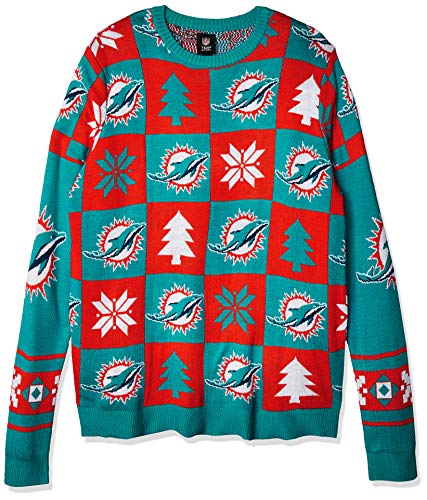 【中古】【未使用・未開封品】NFL Patches UGLY sweater- Pickチーム S グリーン