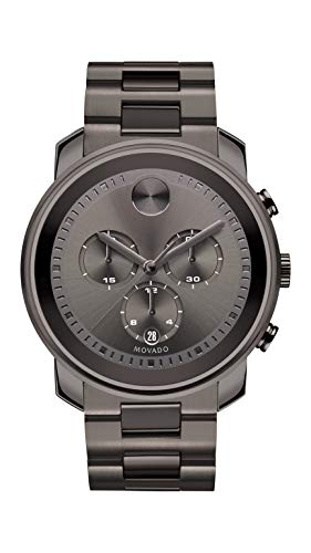 【中古】【未使用・未開封品】[モバード] Movado 腕時計 Men's Analog Display Swiss Quartz Grey Watc..