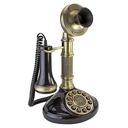 【中古】【未使用・未開封品】デザイントスカーノRoman列Candlestick 1897?Reproduction Vintage Telephone PM1897