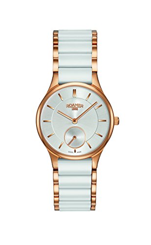 【中古】【未使用・未開封品】Roamer 677855-49-15-60 レディース セラリン ホワイトセラミックブレスレットウォッチ(4.0)