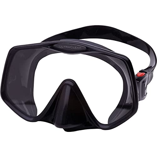 Atomic Aquatics Frameless 2 Mask (Black, Large Fit) by Atomic