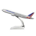 【中古】【未使用・未開封品】24時間 ニューアメリカン航空 B777 合金メタルモデル 航空機 子供 誕生日ギフト 飛行機モデル クリスマスギフト 1:400