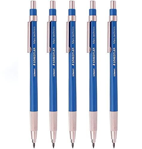 【中古】【未使用 未開封品】Staedtler Mars Technico 780C メカニカルリードホルダー ドラフトドローイング用クラッチペンシル アートスケッチシャープナー (5個パック)