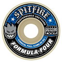 【中古】【未使用・未開封品】Spitfire Formula Four 円錐形 フル 99du スケートボードホイール 52mm ホワイト