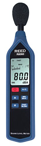 REED Instruments R8060 Sound Level Meter with Bargraph, Type 2, 30 to 130 dB by Reed Instruments