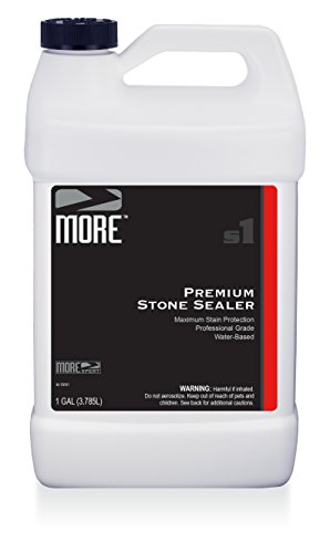 【中古】【未使用・未開封品】More Premium Stone Sealer - 水性表面ケア製品 - 屋内外カウンター 床 壁 家具用 - 油性 水性汚れから保護 - 無香料 - 128オンス