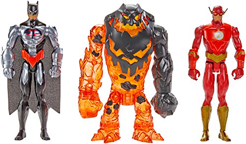 【中古】【未使用・未開封品】Batman Unlimited Molten Mayhem Batman & The Flash Vs. Clayface Figure 3-Pack