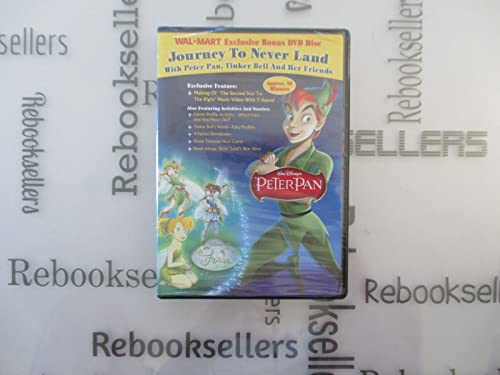 【中古】【未使用・未開封品】Journey To Never Land With Peter Pan, Tinker Bell And Her Friends (Walmart Exclusive Bonus DVD Disc)